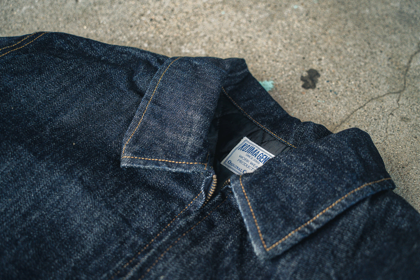 児島ジーンズ　デニムスポーツジャケット　RNB-5064Denim Sports Jacket
