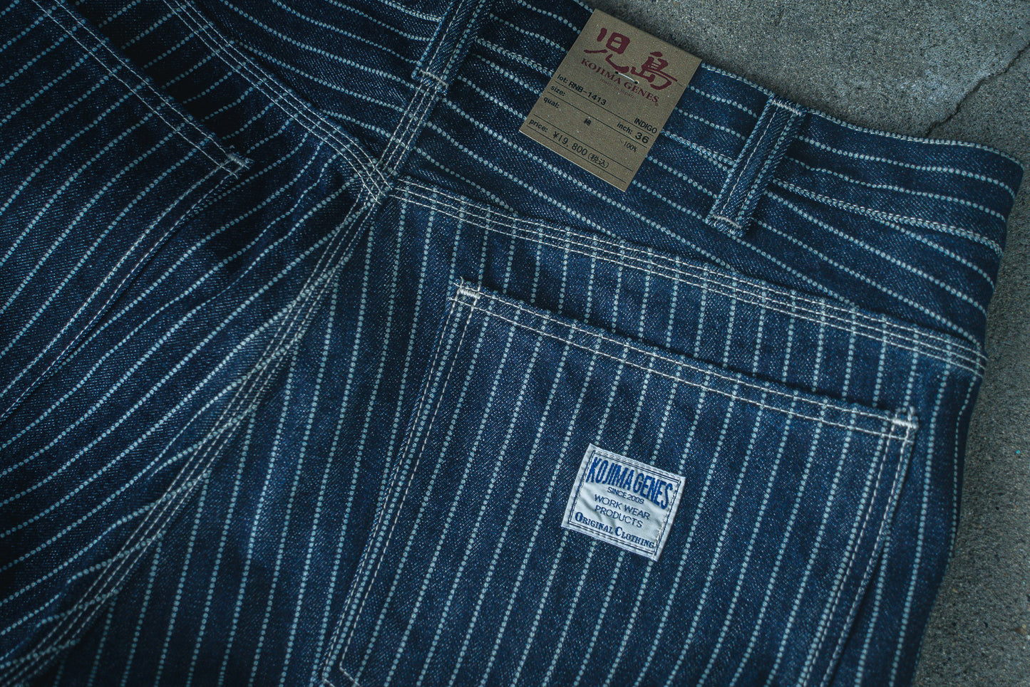 児島ジーンズ　RNB-1413  13oz Wabash painter Pants / 13oz ウォバッシュペインターパンツ