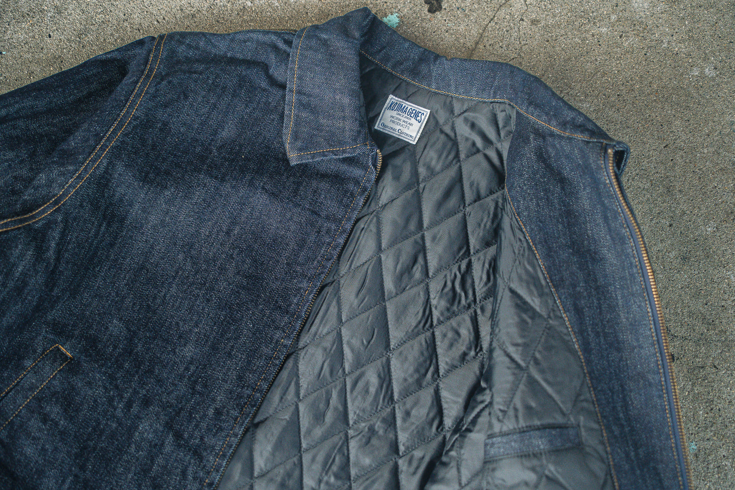 児島ジーンズ　デニムスポーツジャケット　RNB-5064Denim Sports Jacket
